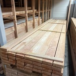 Ca. 63x Douglas 50x150x5000mm bezaagd